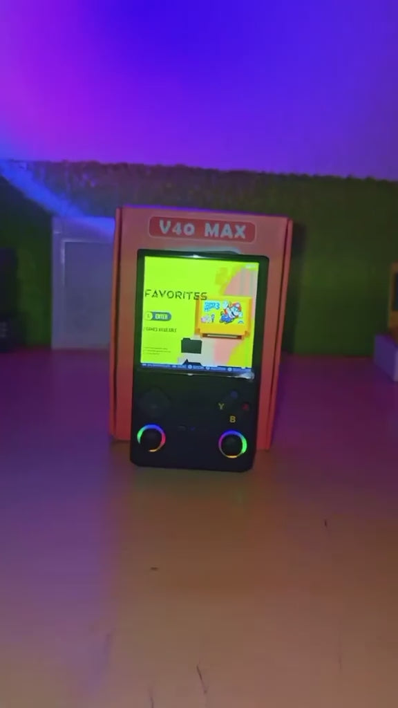 🎮 V40 MAX: La Consola Retro Definitiva con Estuche y 250GB