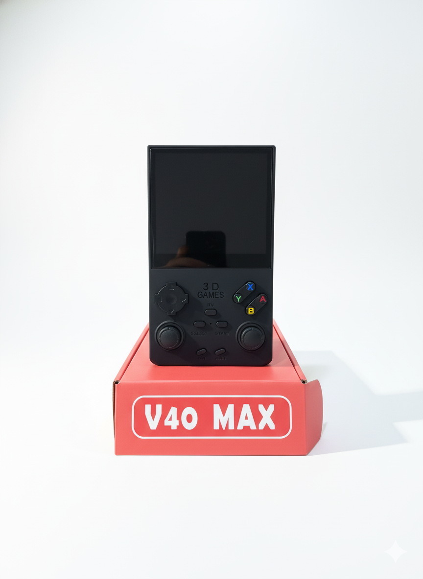 🎮 V40 MAX: La Consola Retro Definitiva con Estuche y 250GB